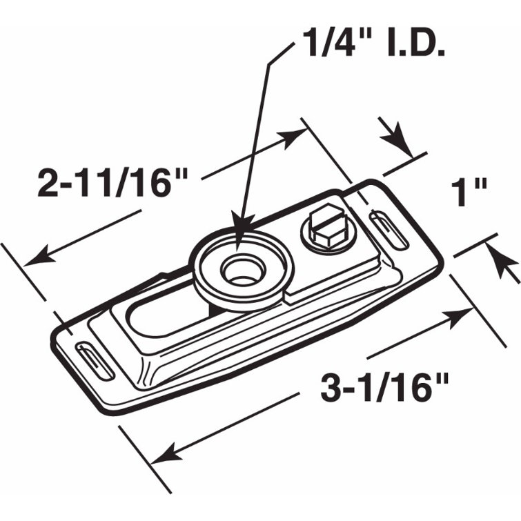 PrimeLine BiFold Door Floor Pivot Bracket Wayfair
